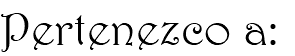 Pertenezco a: